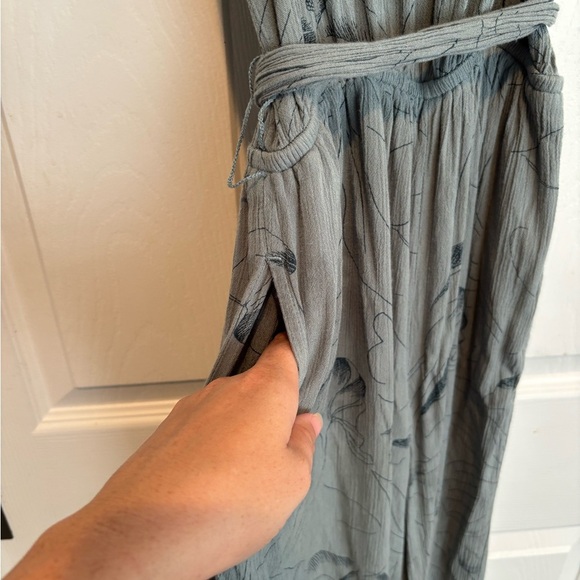 Elegant Dark Sage Jumpsuit - Picture 5 of 10